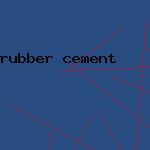 rubber cement